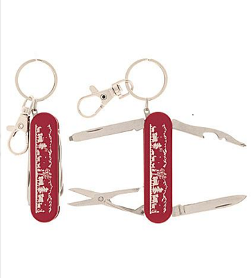 SWISS RED KNIFE WITH 4 BLADES AND ALPS