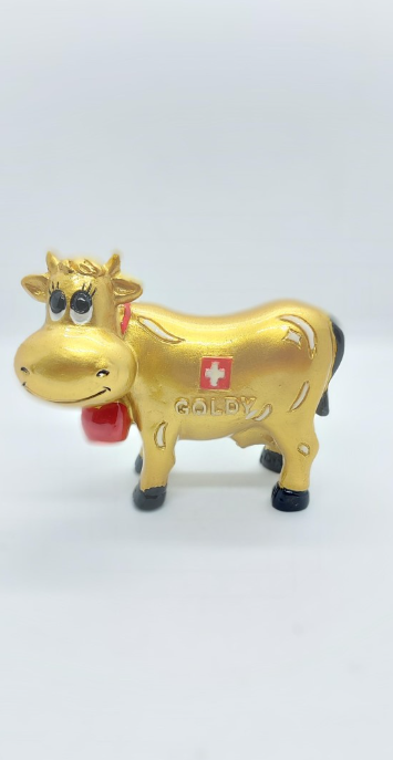 PORCELAINE COW - GOLDY COW