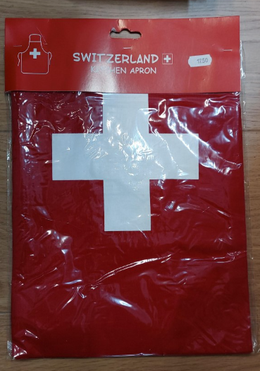 COOKING APRON - SWITZERLAND FLAG