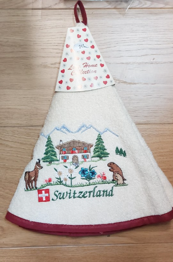 KITCHEN TOWEL - SWITZERLAND WITH ANIMALS