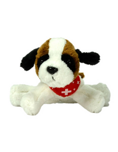 PLUSH -  ST. BERNARD DOG SITTING 15CM