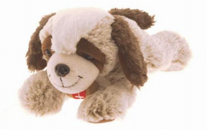 PLUSH -  ST. BERNARD PLUSH DOG 24CM LYING