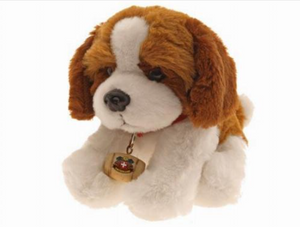 PLUSH - ST. BERNARD DOG PLUSH 15CM SITTING