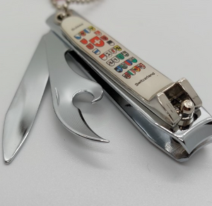 KEYRING NAIL CLIPPER SWITZERLAND EMBLEM