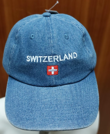 CAP SWITZERLAND WITH SWISS FLAG