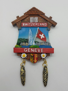 MAGNET WITH GENEVA FONTAIN