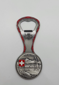 MAGNET SWITZERLAND & GENEVA BOTTLE OPENER