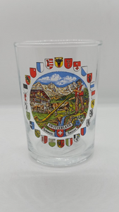 SHOT GLASS WITH SWISS ALPS