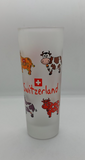 SHOT GLASS WITH SWISS RED & COWS