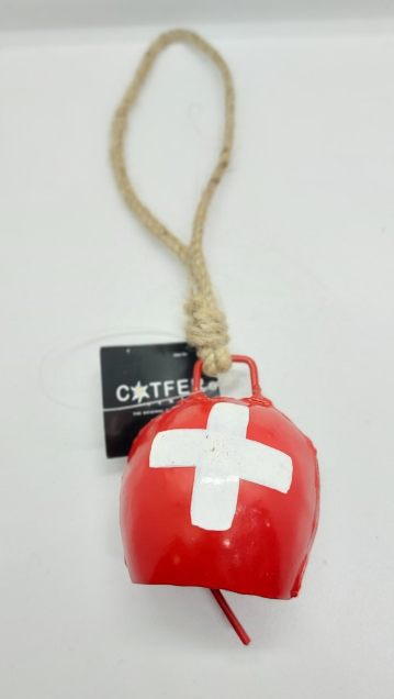 SMALL BELL - SWITZERLAND FLAG RED