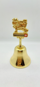 HAND BELL - SWITZERLAND COW GOLD