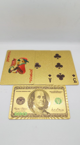 PLAYING CARD - GOLD DOLLARD