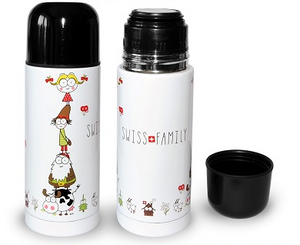 THERMOS BOTTLE 350ml SWISS FAMILY