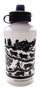 WHITE WATER BOTTLE 500ml PAPER CUTTING