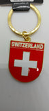 KEYRING - SWITZERLAND FLAG & GENEVA EMBLEM